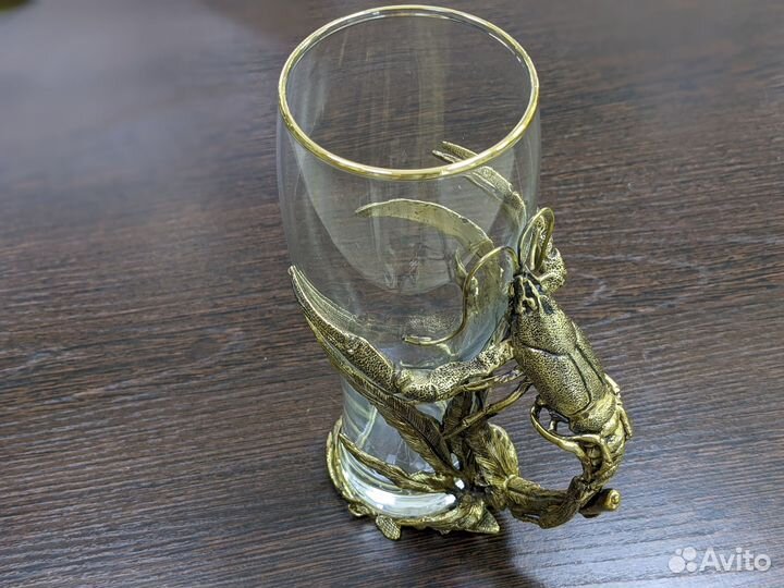 Пивной бокал Рак 0,5 л