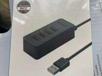 USB-концентратор orico-W5P-U2-BK, черный новый