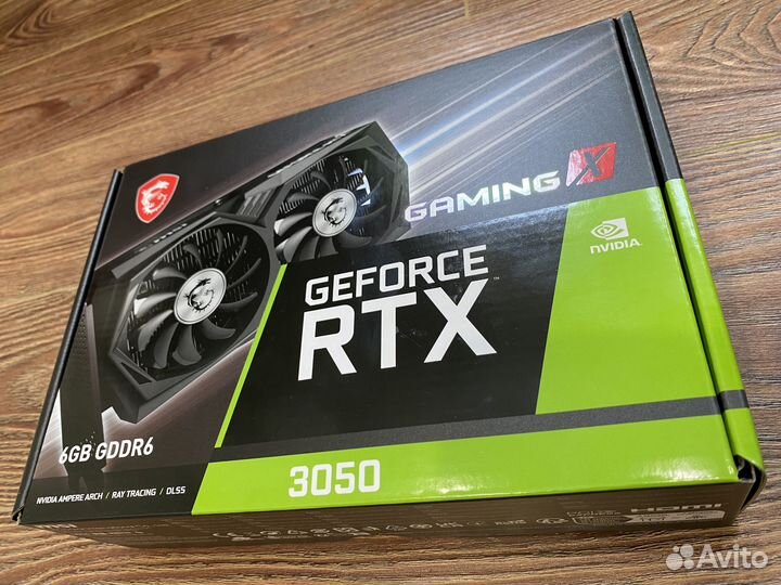 MSI Nvidia GeForce RTX 3050 Gaming X 6G новая