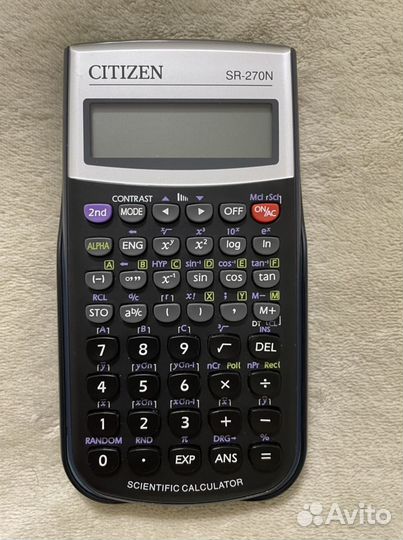 Калькулятор citizen SR-270N