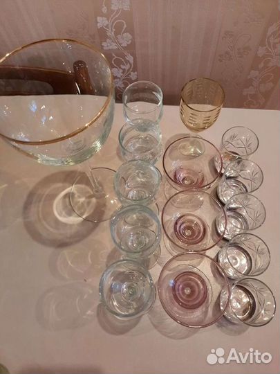 Комплекты рюмок,фужеров, стопок