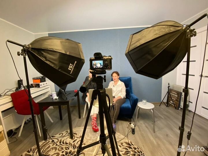Видеосъемка подкастов, курсов, вебинаров студия