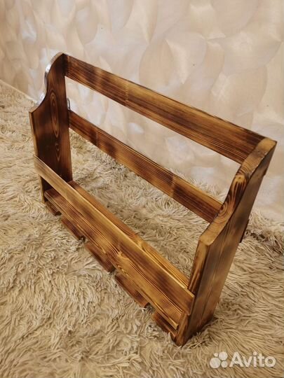 Винная полка лофт