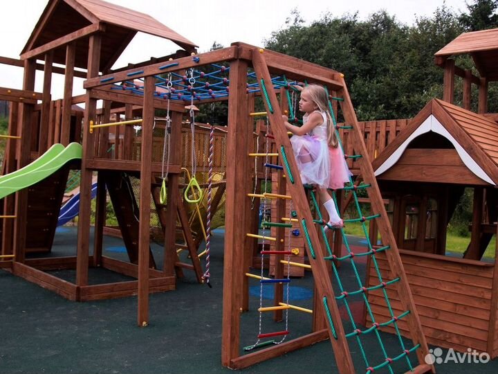 Детский игровой комплекс. 5 лет гарантии. Монтаж