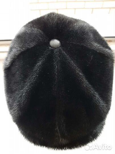 Мужская меховая кепка из нерпы