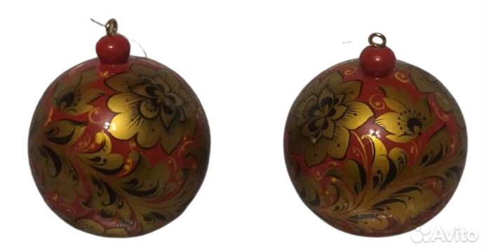 Новогодняя игрушка (хохлома)