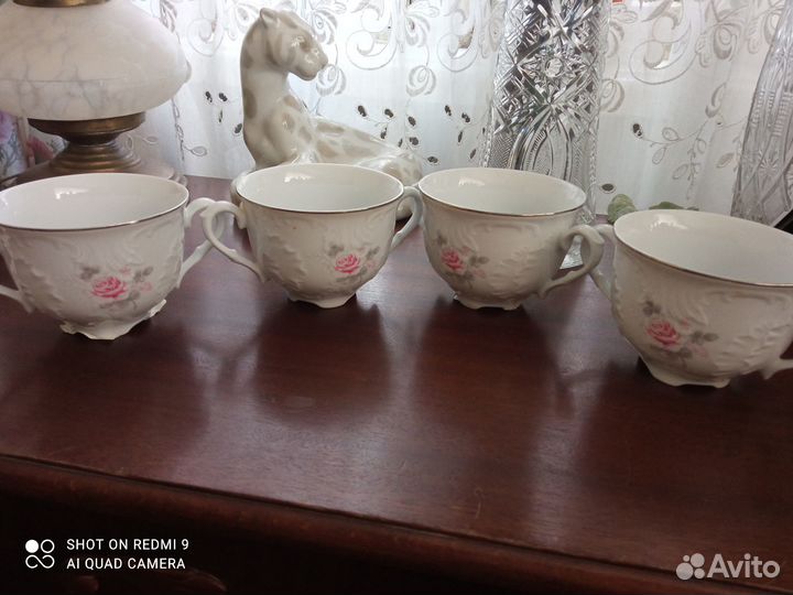 Японский фарфор, Набор тарелок новый