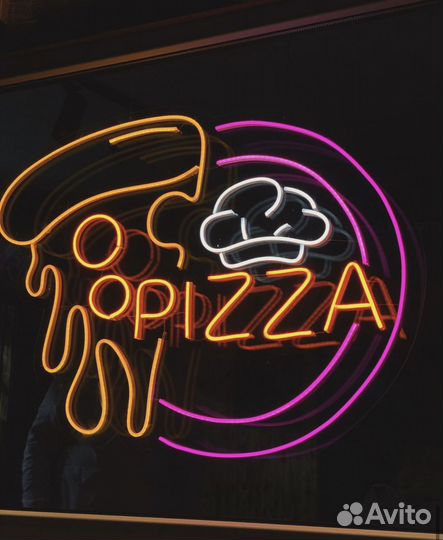 Неоновая вывеска на заказ светящаяся надпись