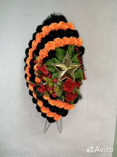 Изготовление ритуальных венков на возложение