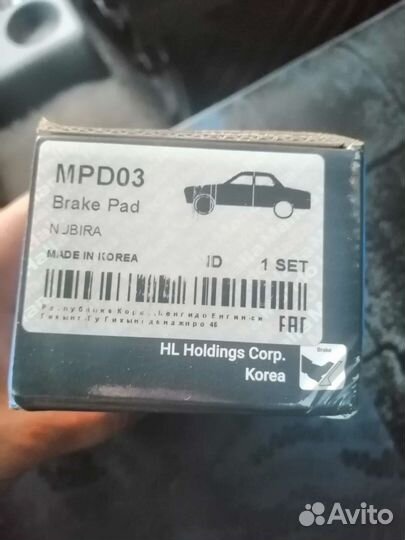 Тормозные колодки на daewoo nexia