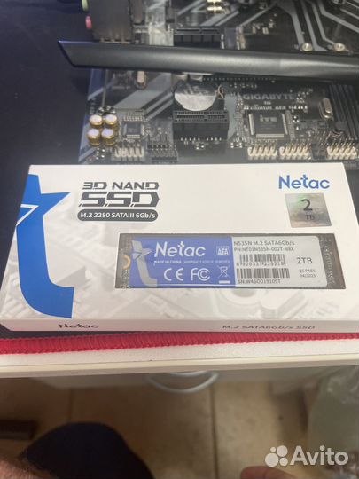 Ssd m2 SATA 2tb новый, проверен