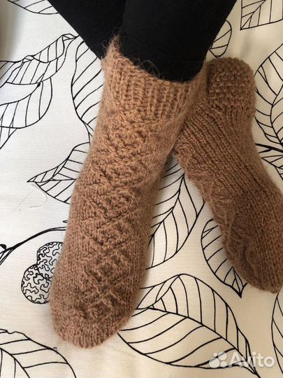 Вязаные носки (верблюжья шерсть)