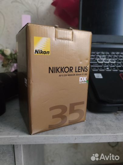 Объектив nikon 35mm f 1.8g af-s dx nikkor