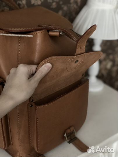 Женский кожаный рюкзак