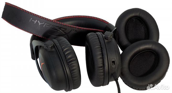 Амбушюры + оголовье HyperX Cloud, Alpha, Alpha S