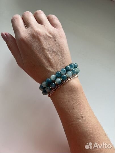 Комплект из 2х браслетов из натуральных камней