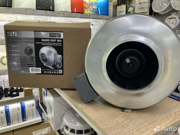 Вентилятор канальный mars 160 GDF
