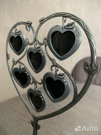 Фоторамка в виде сердца