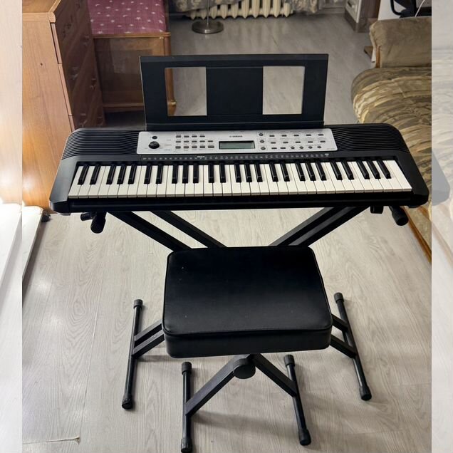 Синтезатор Yamaha YPT-270 + подставка + стул
