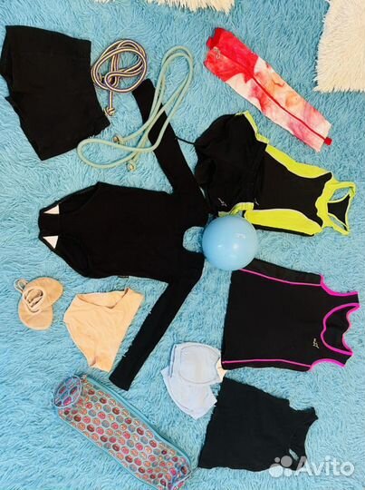 Рюкзак, скакалки, чехлы, вещи