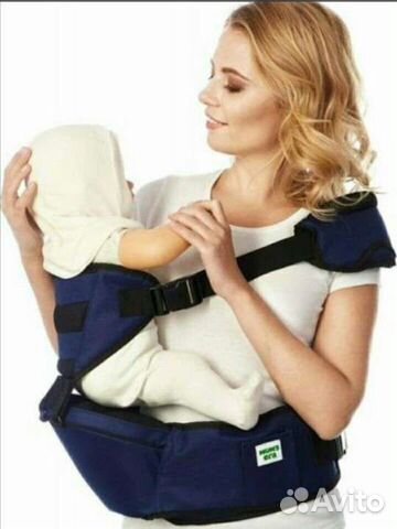 Детская переноска Хипсит со спинкой