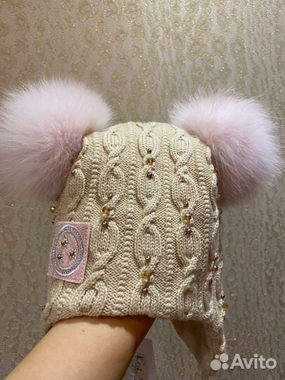 Шапка новая Tavitta р 52/54 с утеплителем