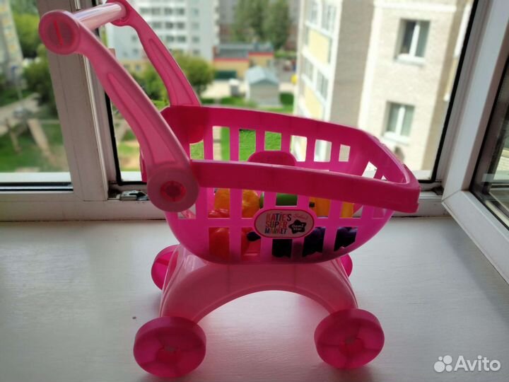 Тележка детская с продуктами