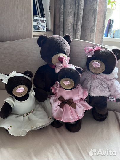 Плюшевые «шоколадные» мишки