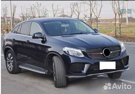 Передняя решетка для MB GLE class W292 (алмазная)