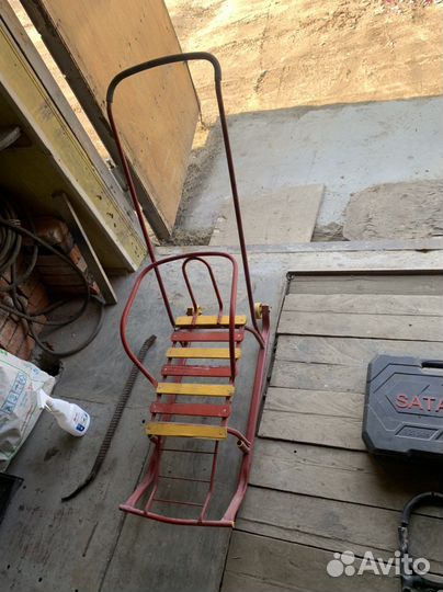 Санки с колесами