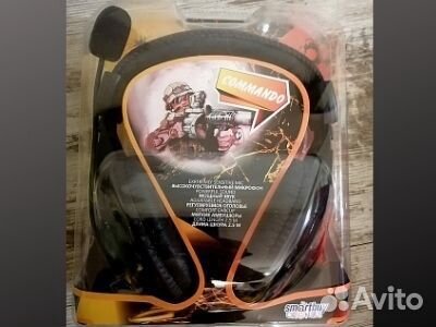 Наушники игровые с выносным микрофоном