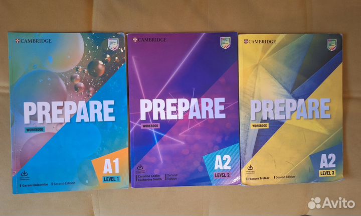 Учебники и рабочие тетради Prepare Cambrige