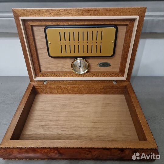 Хьюмидор, дерево+ кожа, Marconi,Италия