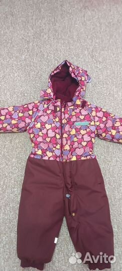 Зимний комбинезон для девочки 92 98