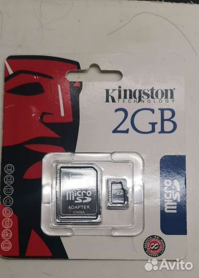 Карта памяти MicroSD 2 GB