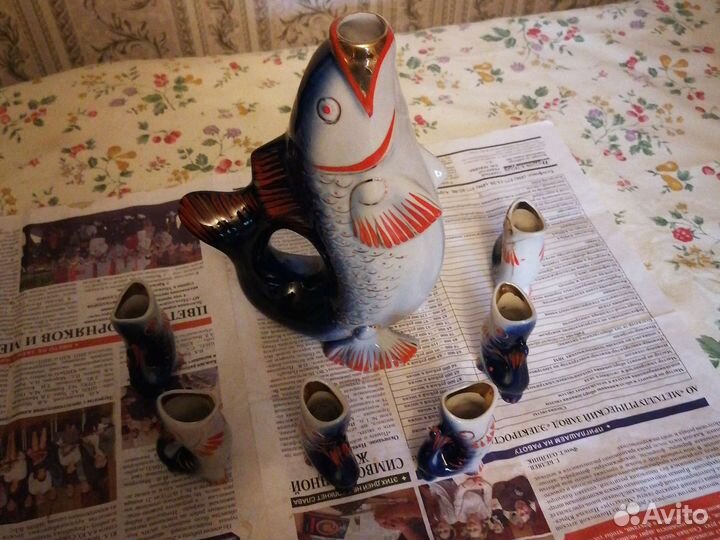 Графин СССР и стопки