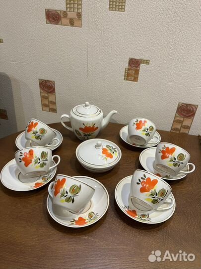 Сервиз чайный Полонне времен СССР