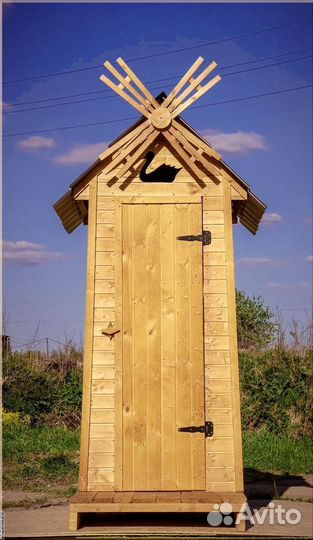 Дачный туалет с дельфином QWN