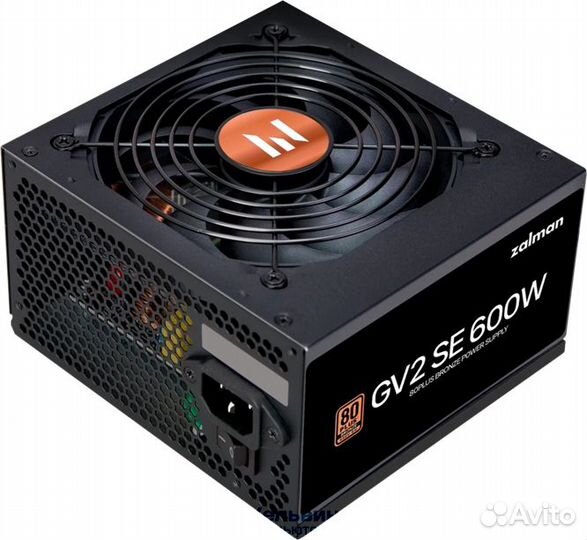 Zalman GV2 SE 600W 80+Bronze apfc 12cm fan ZM600-GV2SE
