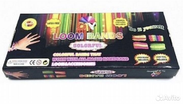 Набор для плетения новый резиночки станок крючок