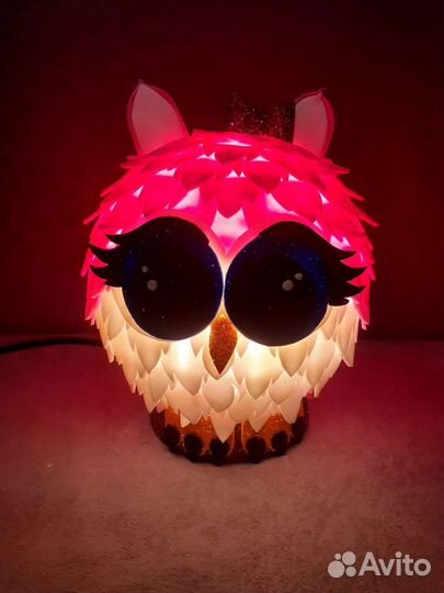 Совушка ночник ручной работы