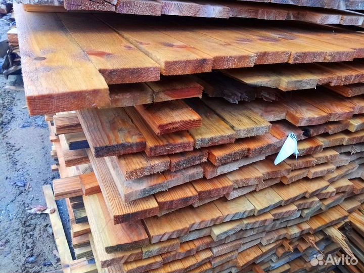 Доска лиственница 25х200х6000мм, гост