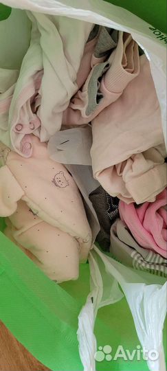 Вещи детские от 0- 6 мес и конверт для девочки