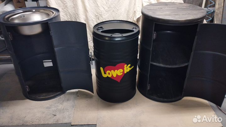 Бочки декоративные в интерьер