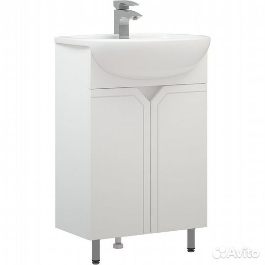 Тумба под раковину Corozo Сириус 55 SD-00001437 Белая