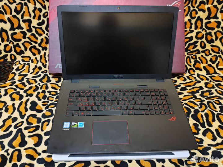 Игровой ноутбук asus Republic of Gamers GL752V