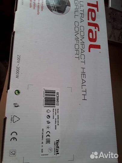 Электрогриль tefal