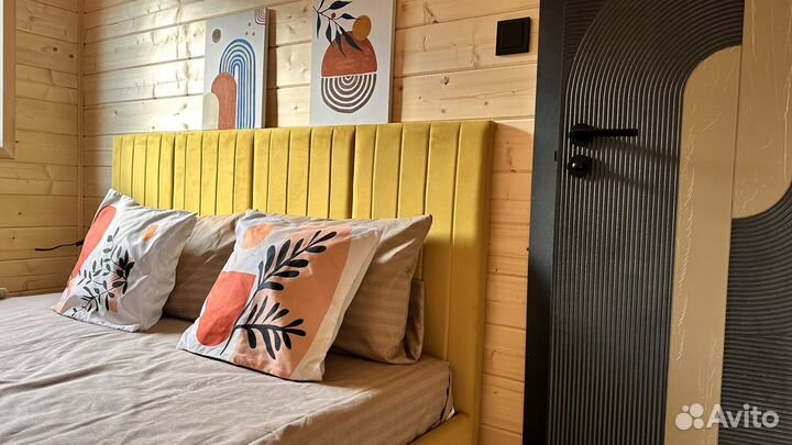 Аренда треугольного дома у моря, банный чан