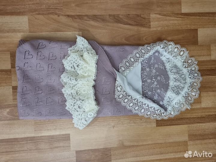 Конверт на выписку для девочки весна-лето