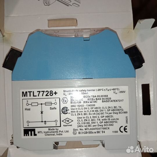 Барьер искробезопасности MTL7728+ (серия 7700)